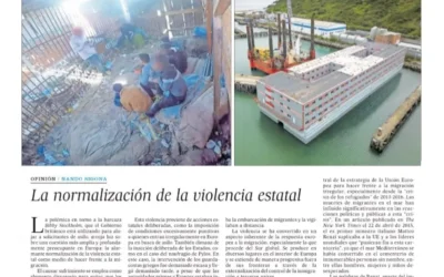 The normalization of state violence against migrants in Europe: Nando Sigona writes for El Pais