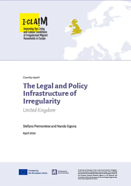 The Legal and Policy Infrastructure of Irregularity: United Kingdom