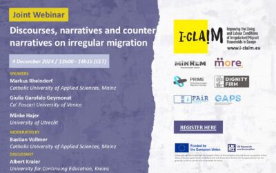 Discourses, narratives and counter narratives on irregular migration