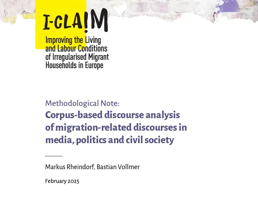 Methodological Note: Corpus-based discourse analysisof migration-related discourses inmedia, politics and civil society