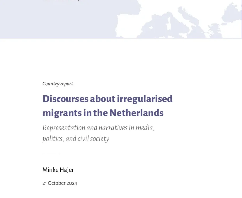 Discourses about irregularised migrants in the Netherlands