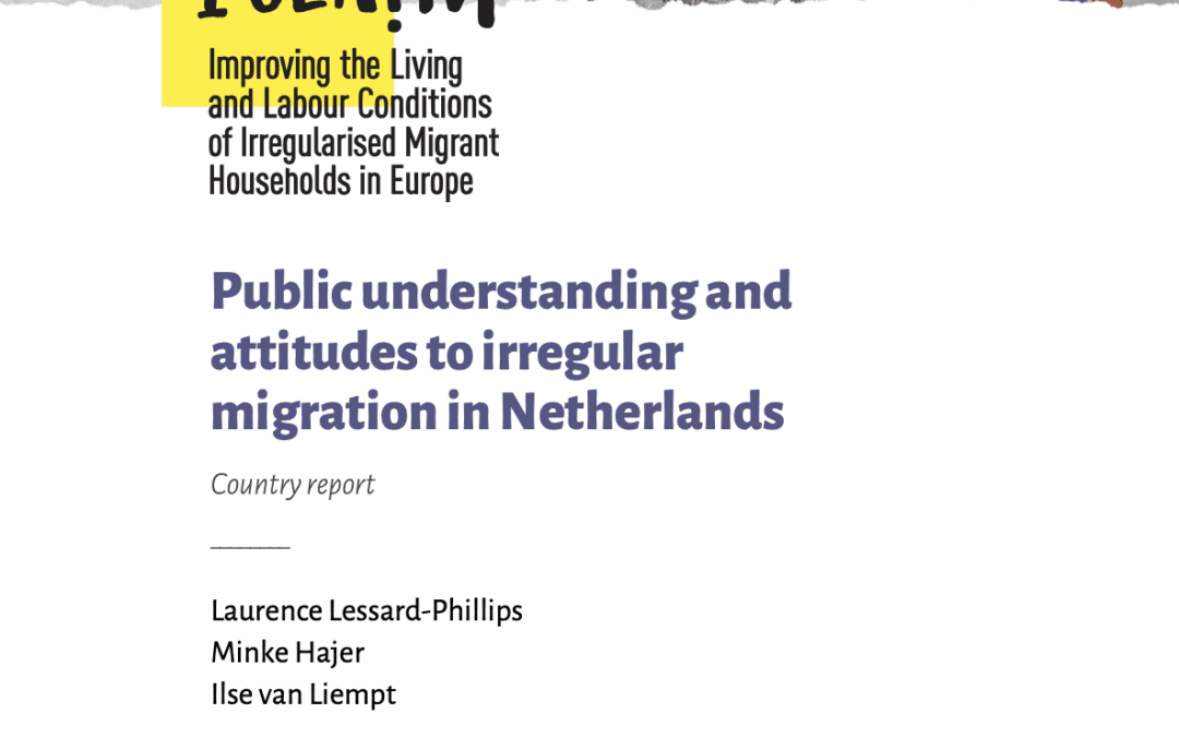 Public understanding and attitudes to irregular migration in Netherlands