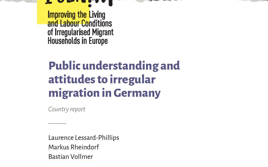 Public understanding and attitudes to irregular migration in Germany