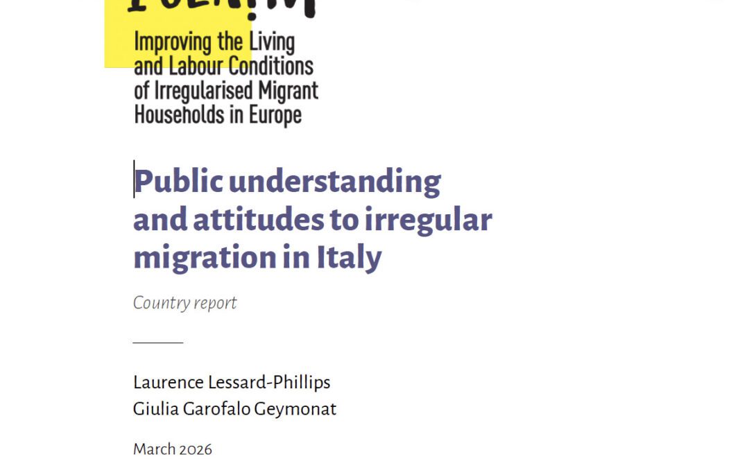 Public understanding and attitudes to irregular migration in Italy