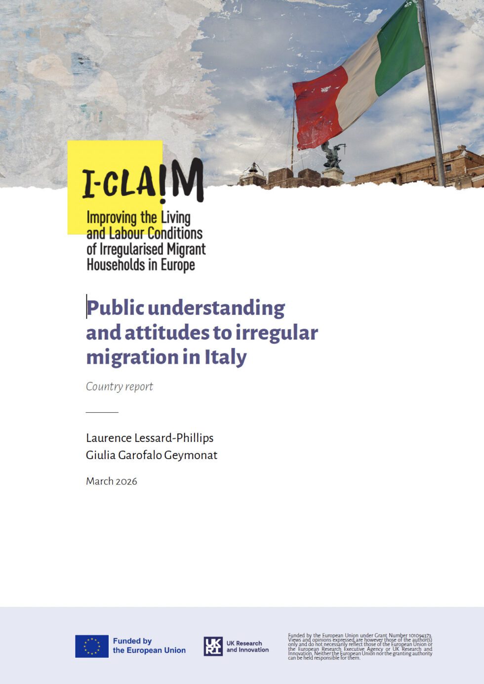 Irregular Report Public understanding and attitudes to irregular migration in Italy - I ...